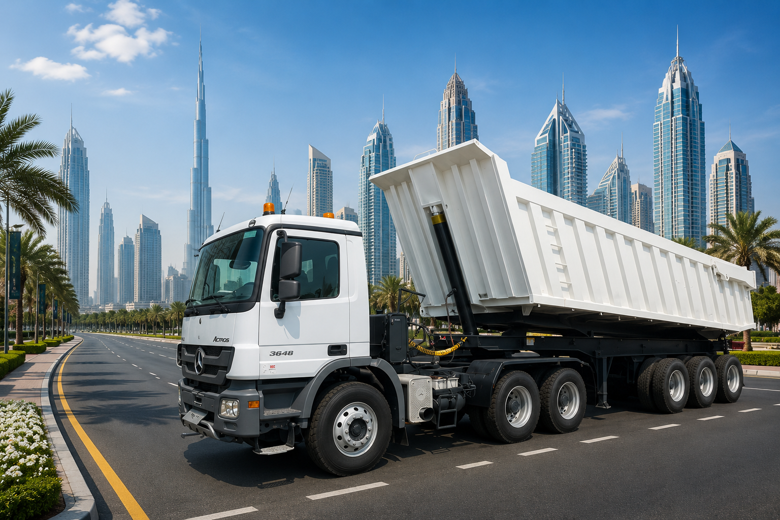 35 CBM tipper dump semi trailer